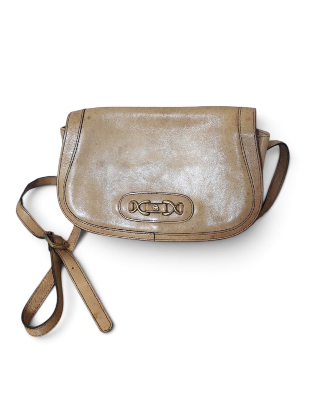 Bally Vintage Leather Saddle Bag